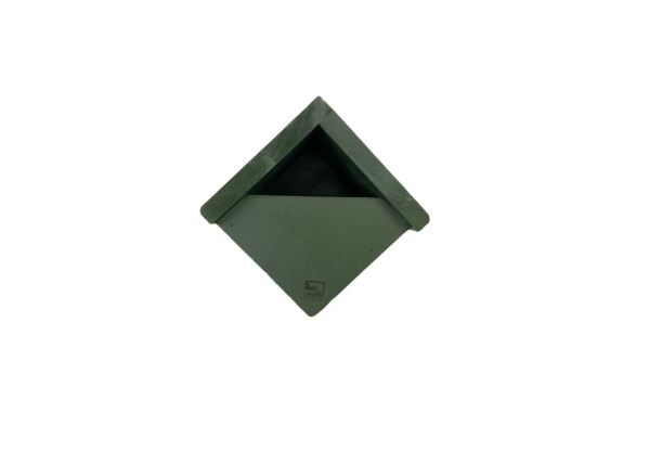 Bird Box Green 16cm Squared